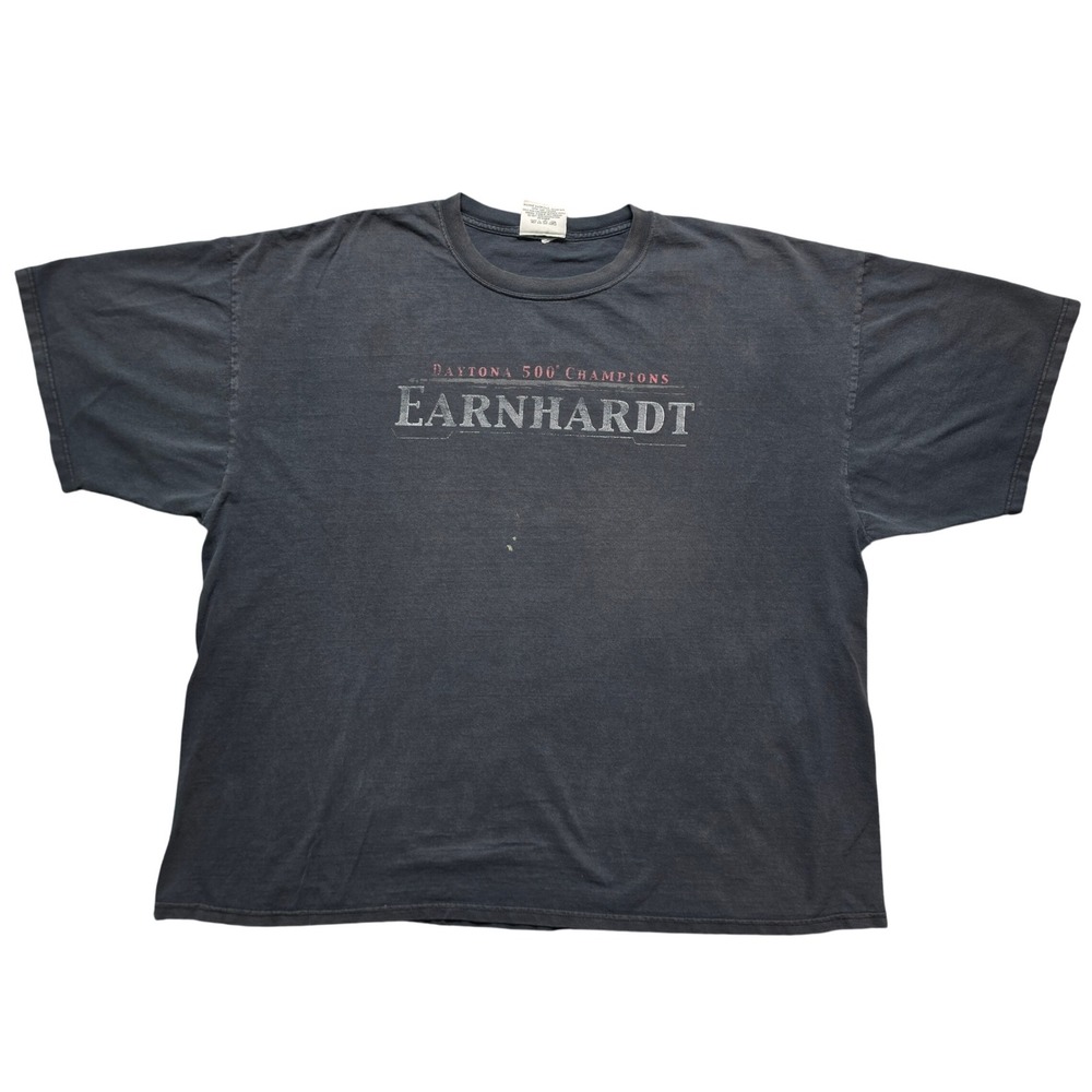 90s Vintage Car Culture T-Shirt Mens XXL Black Dale Earnhardt Daytona 500 Racing